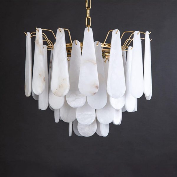 Leon Alabaster Chandelier - Image 20