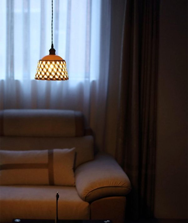 Openwork Ceramic Pendant Lamp - Image 20