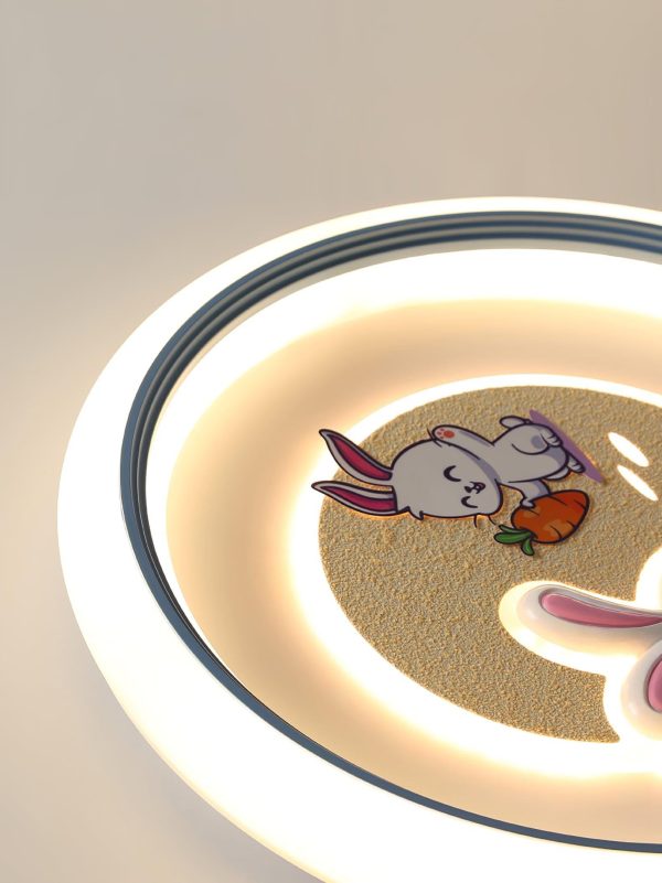Round Bunny Ceiling Lamp - Image 12