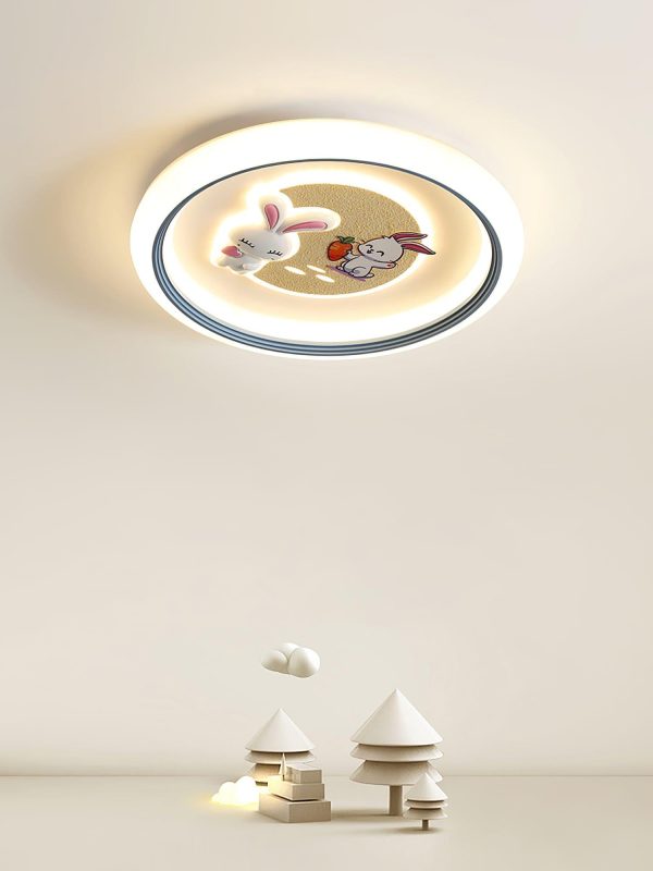 Round Bunny Ceiling Lamp - Image 13