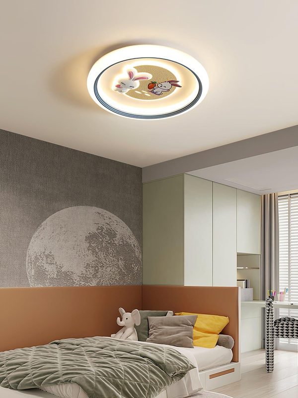 Round Bunny Ceiling Lamp - Image 7