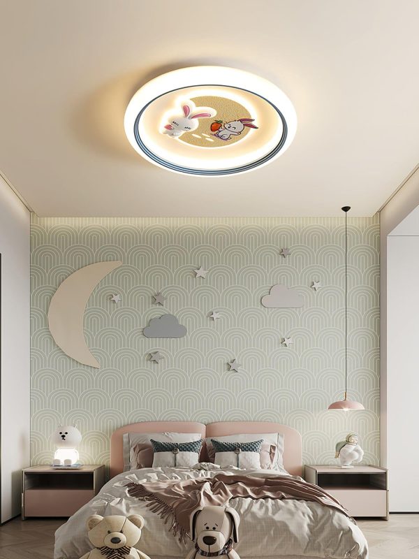 Round Bunny Ceiling Lamp - Image 9