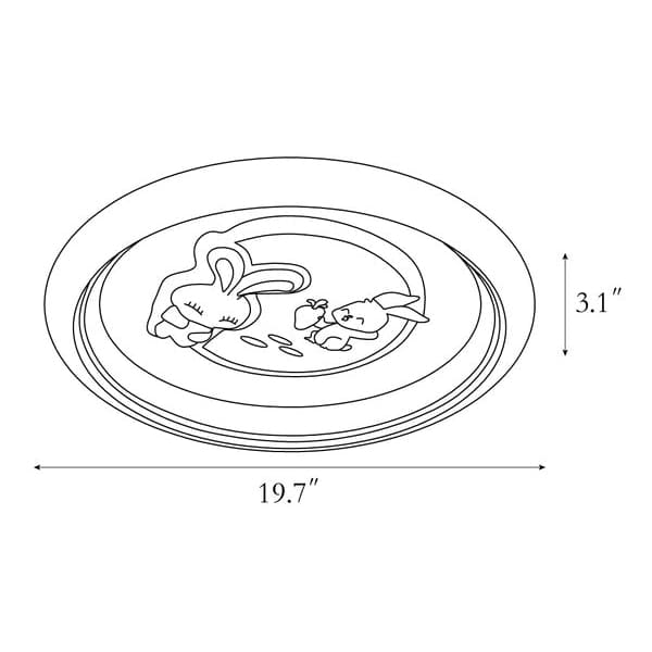 Round_Bunny_Ceiling_Lamp_size